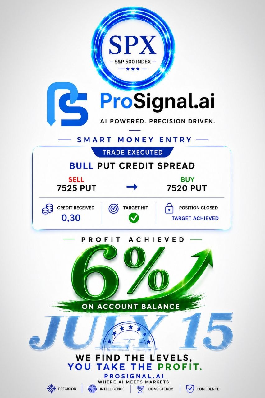 SPX TRADE CLOSED IN PROFIT | +6%
